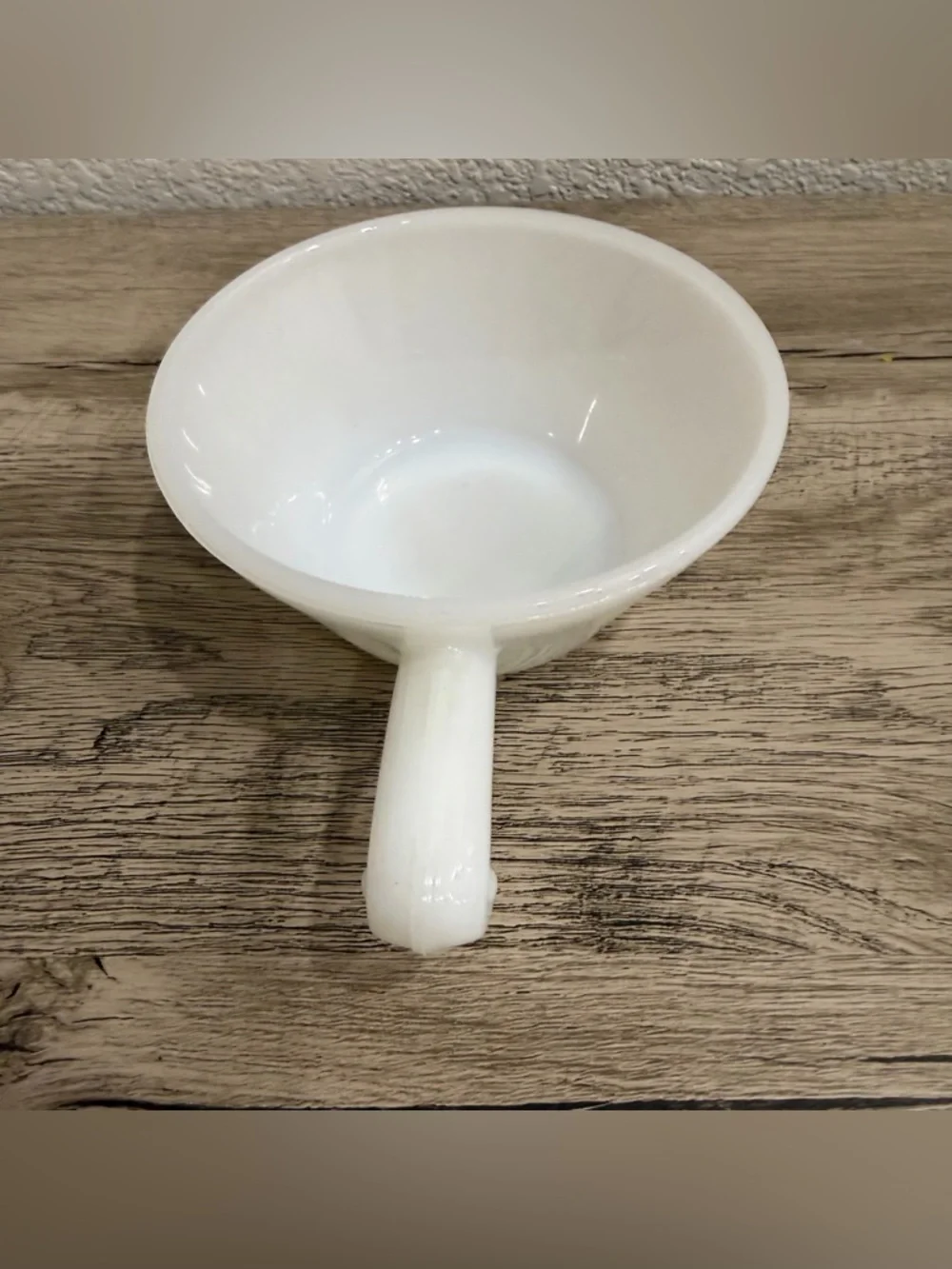 Set Of 4 Anchor Hocking Fire King White Milk Glass Soup Bowl 5